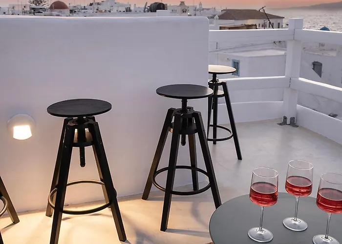 Mykonos Alley Stars - Secret Khora - 360 View Apartman *